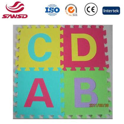 Letters & Numbers Puzzle Play Mat 36 Tiles EVA Foam Mat